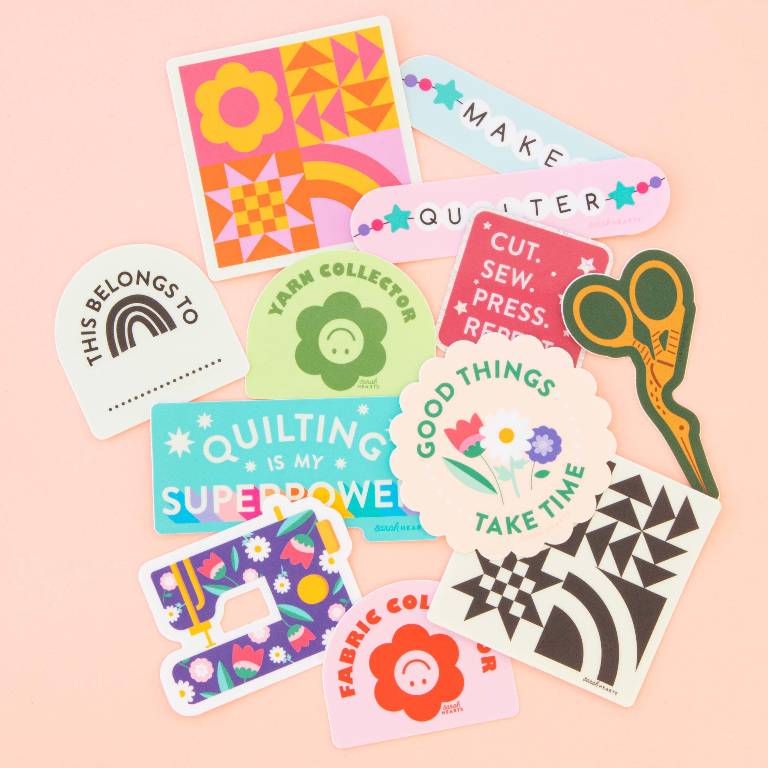 Stickermagic ステッカーマジック　ガーリー　ピンク　ハートセット♡ Stickermagic ステッカーマジック ガーリー ピンク ハートセット