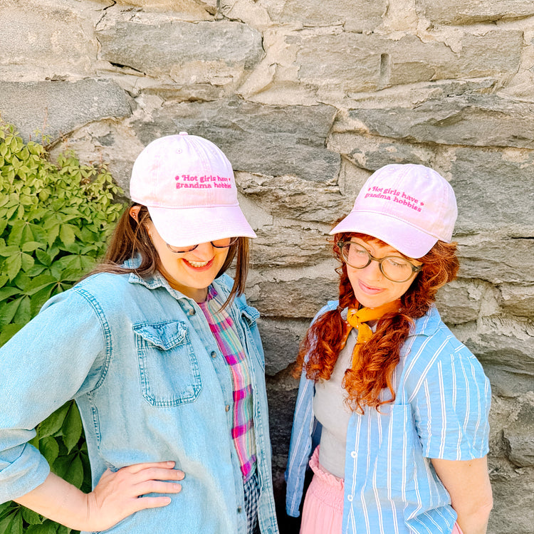 Hot Girls Have Grandma Hobbies Dad Hat