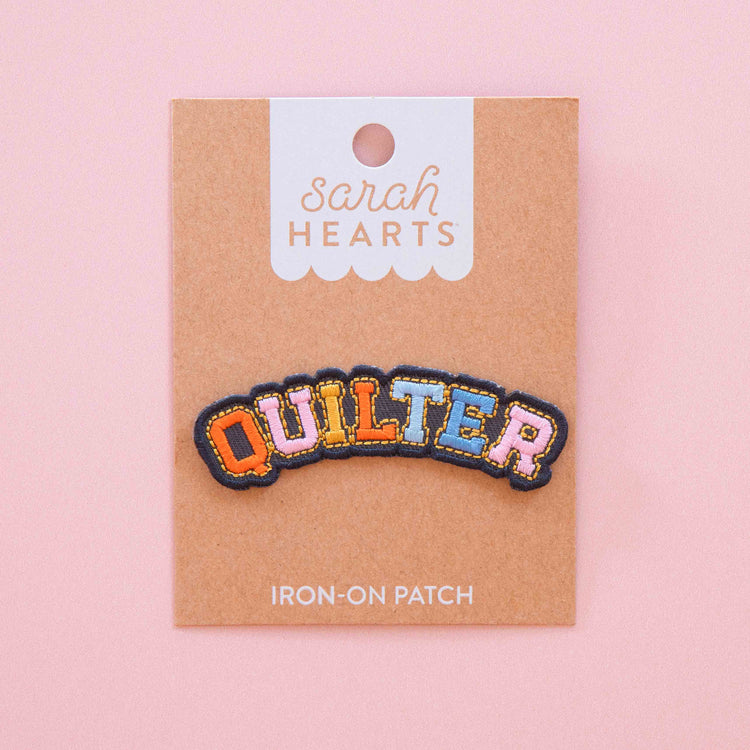 Quilter Iron-On Patch