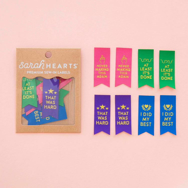 Award Ribbon Multipack Woven Sewing Labels