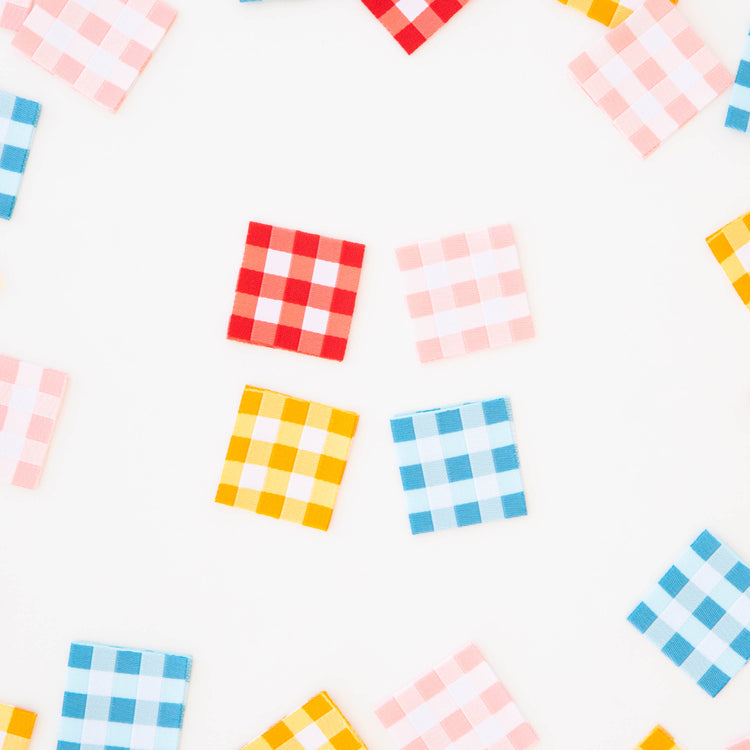 Gingham Multipack Woven Sewing Labels
