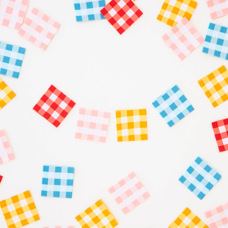Gingham Multipack Woven Sewing Labels