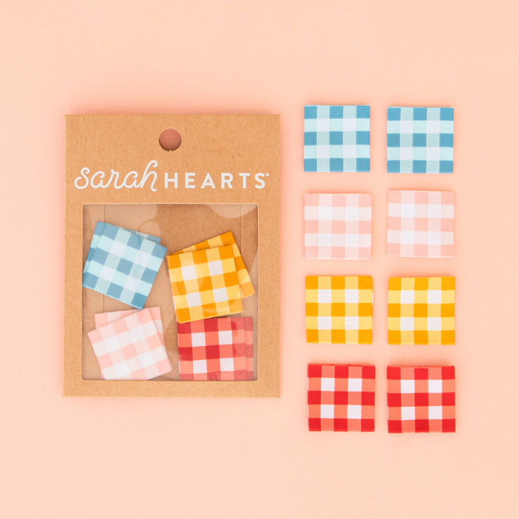 Gingham Multipack Woven Sewing Labels