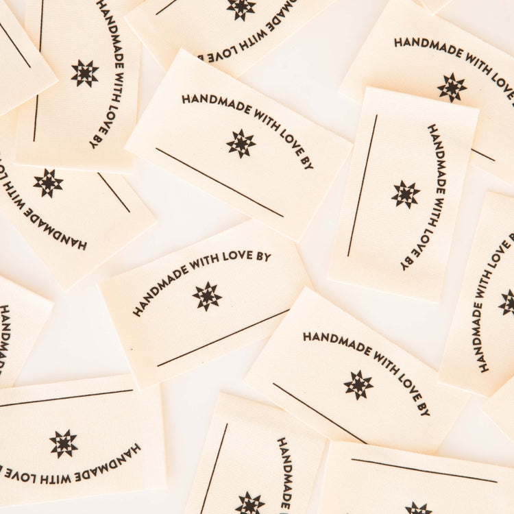 Handmade with Love Organic Cotton Write-In Sewing Labels