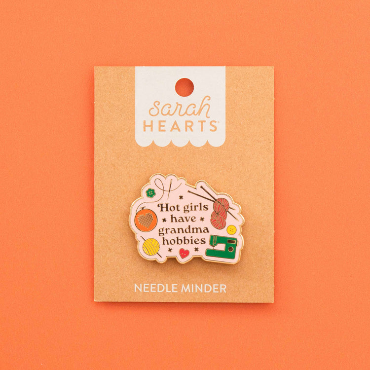 Hot Girls Have Grandma Hobbies Magnetic Needle Minder
