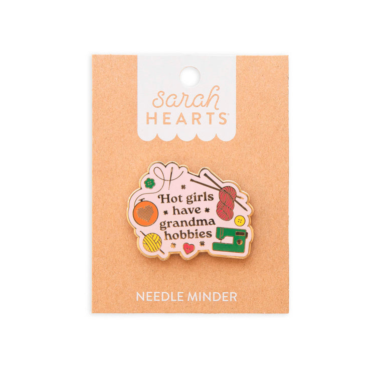 Hot Girls Have Grandma Hobbies Magnetic Needle Minder