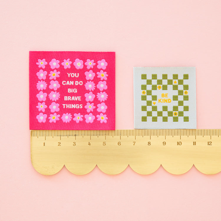 Joyful June Multipack Woven Sewing Labels