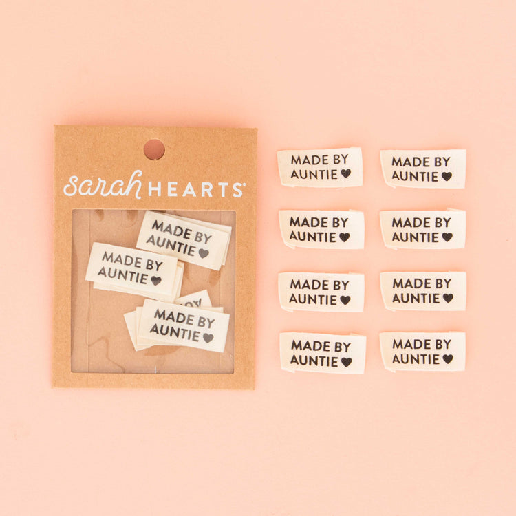 Made by Auntie Organic Cotton Labels