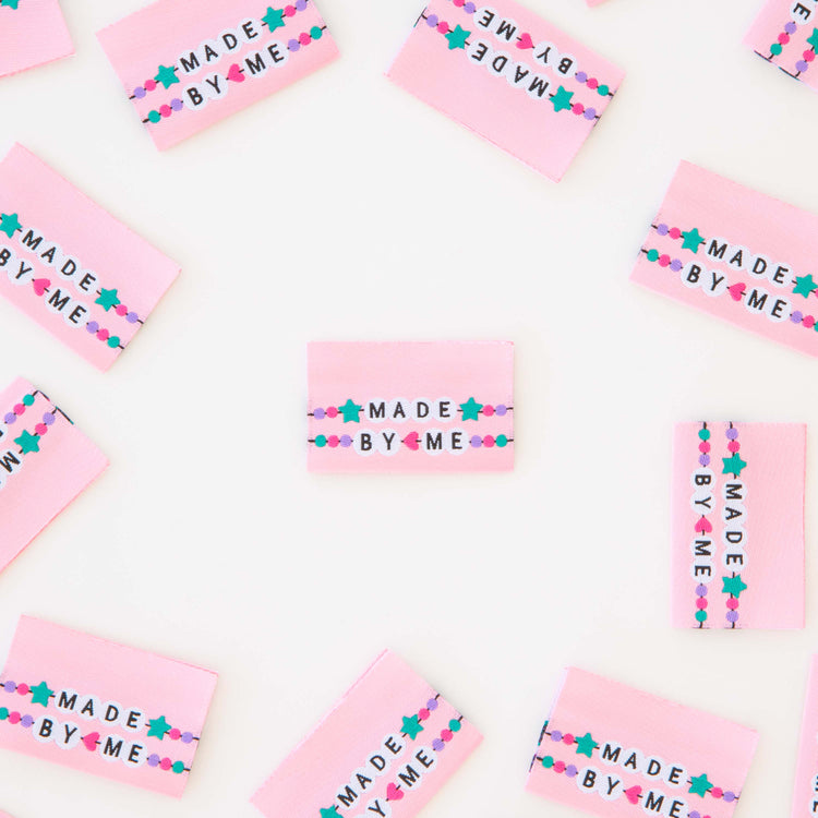 Made by Me Friendship Bracelet Woven Sewing Labels