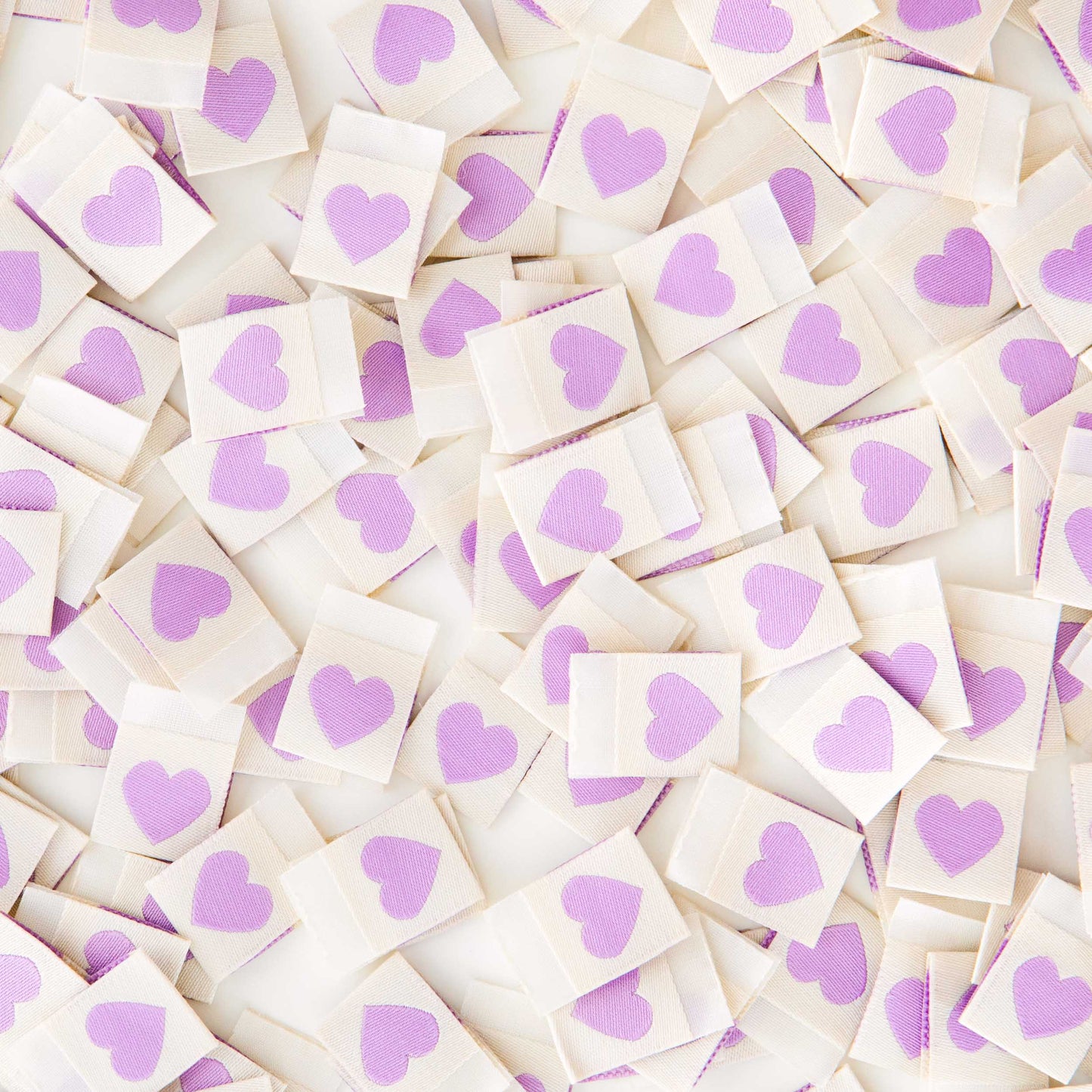 Purple Heart Woven Labels