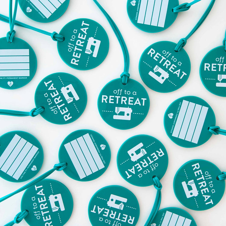 Off to a Retreat Luggage Tag