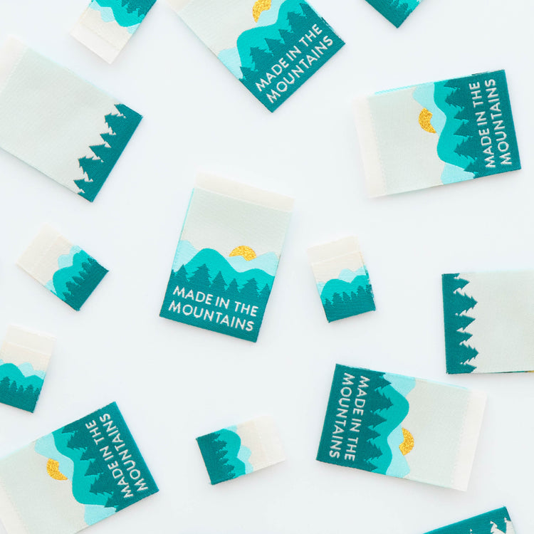 Made in the Mountains Multipack Woven Sewing Labels