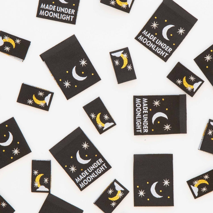 Made Under Moonlight Multipack Woven Sewing Labels