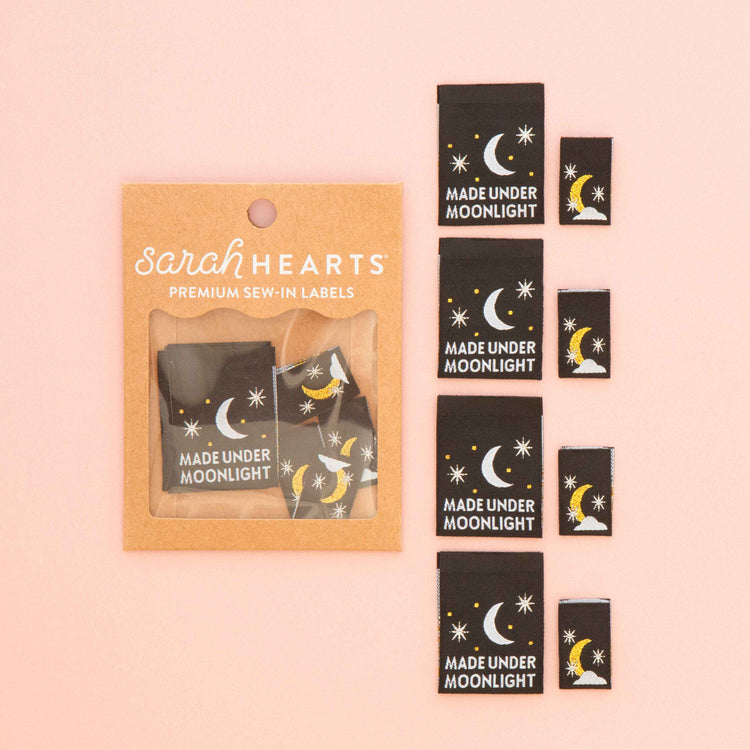 Made Under Moonlight Multipack Woven Sewing Labels