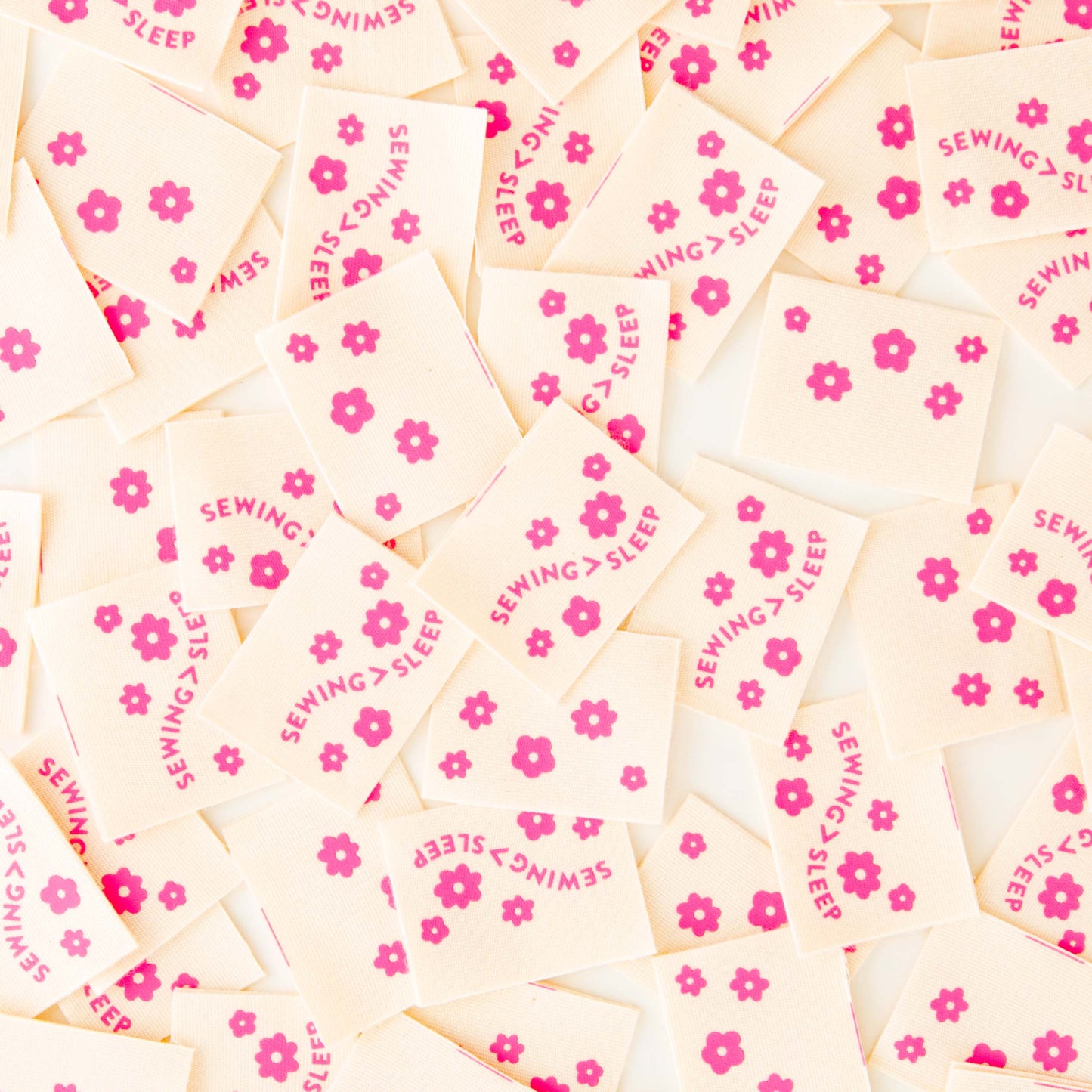 Sewing > Sleep Pink Organic Cotton Labels