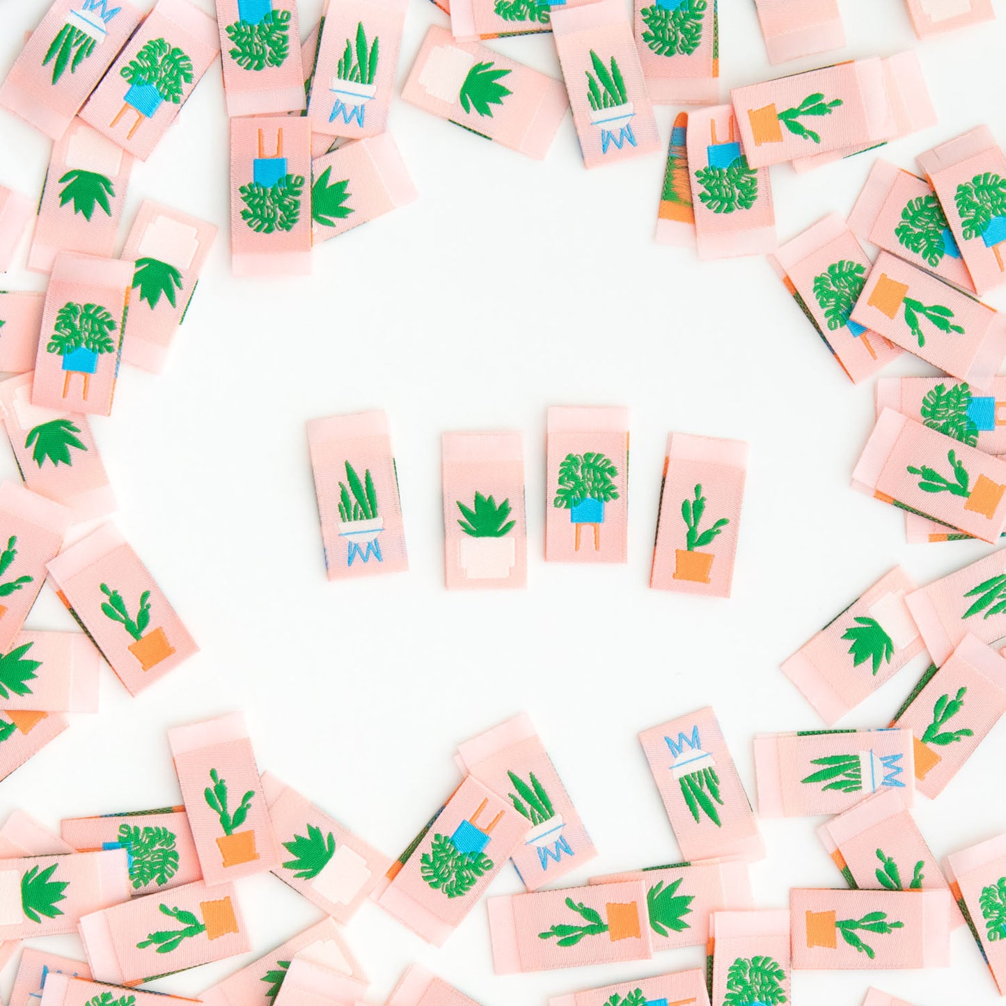 Houseplants Multipack Woven Labels