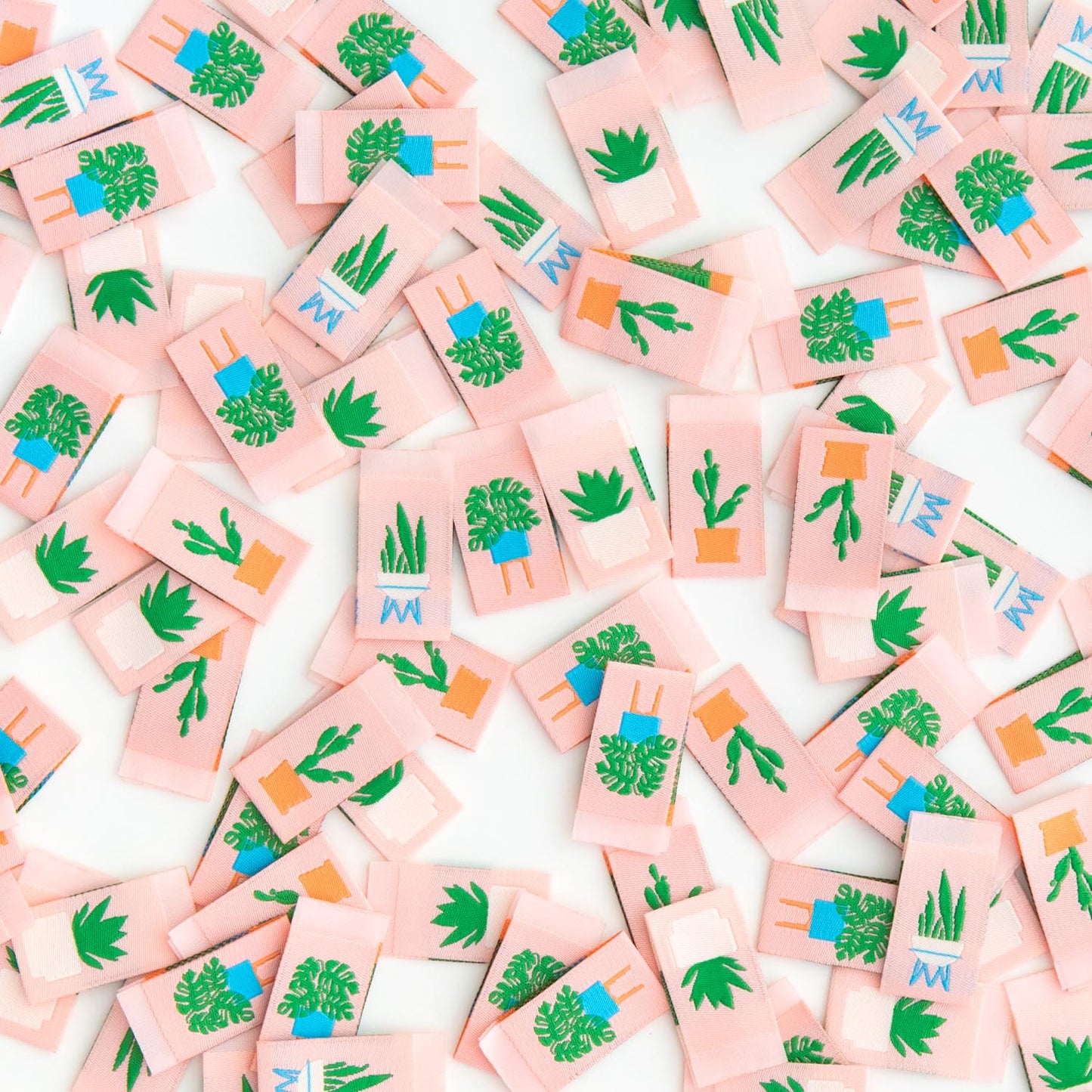 Houseplants Multipack Woven Labels