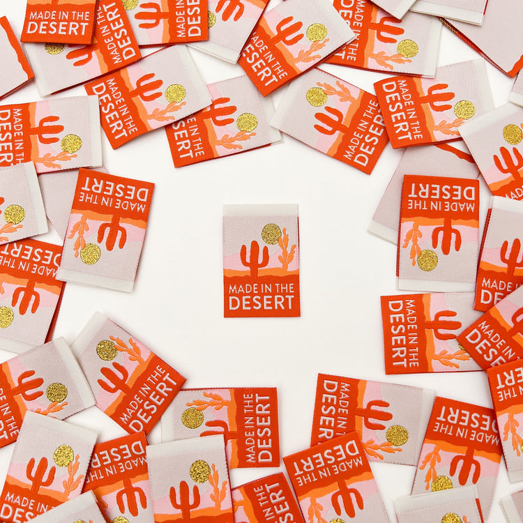 Made in the Desert Woven Sewing Labels
