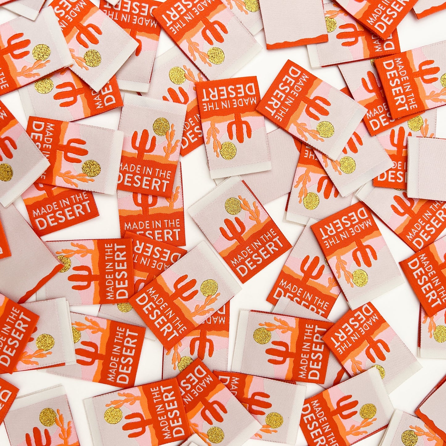 Made in the Desert Woven Labels