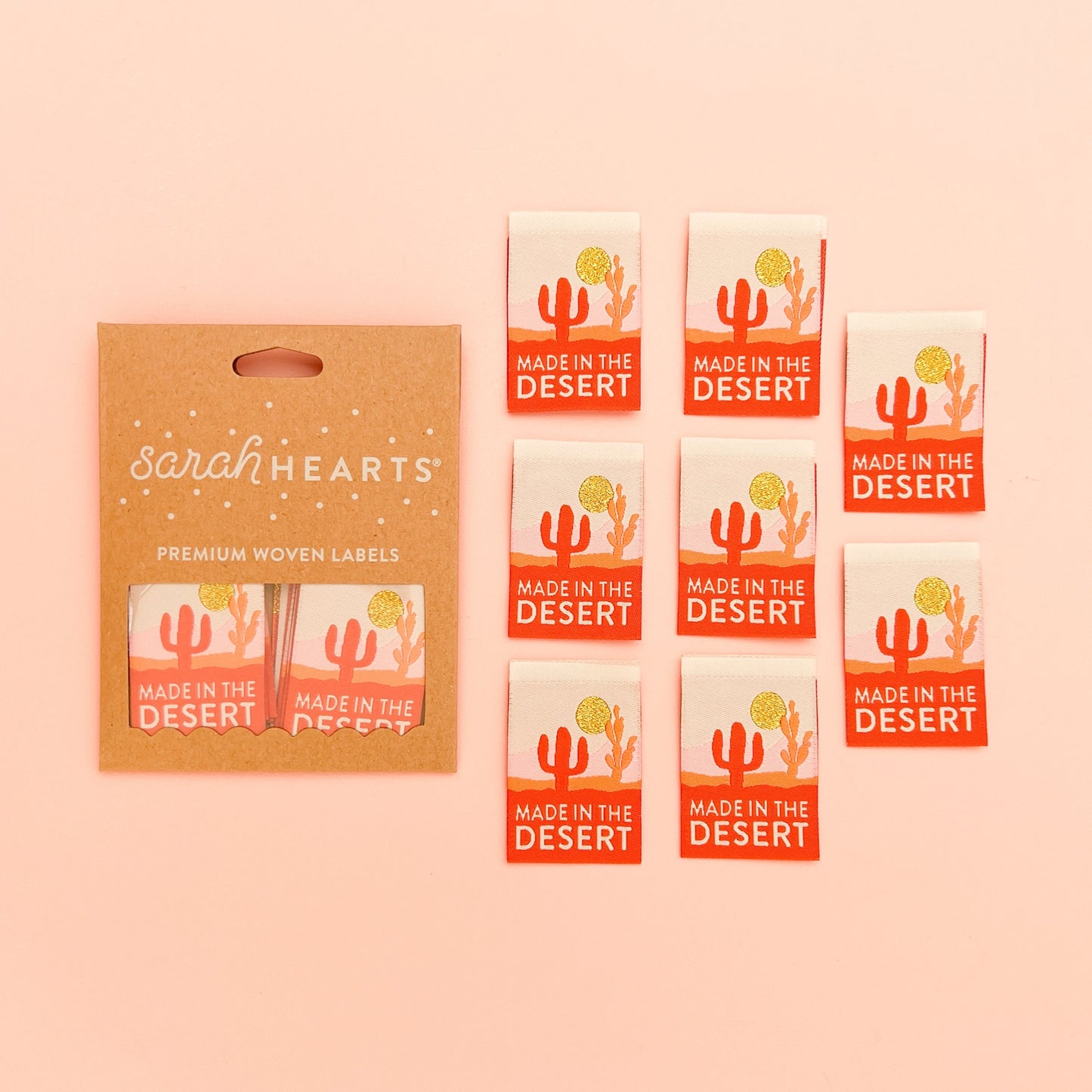 Made in the Desert Woven Labels