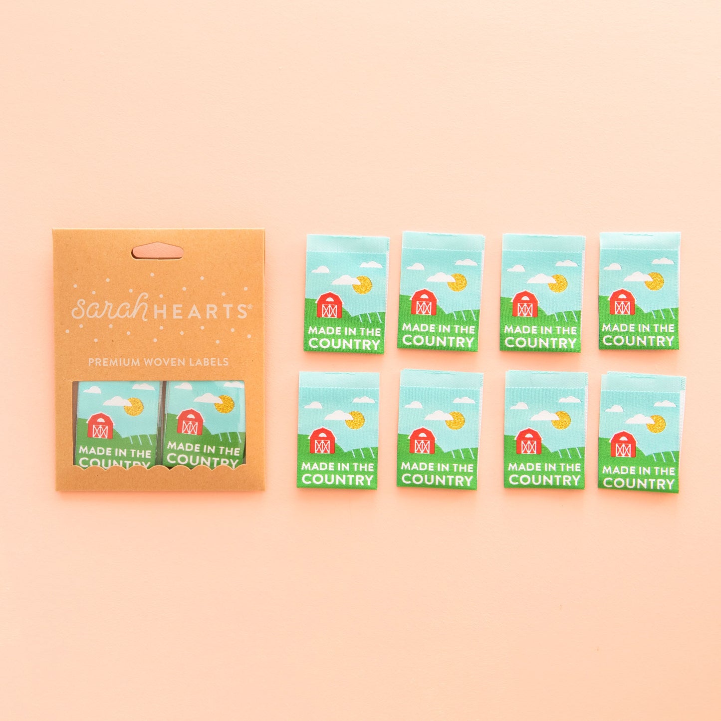 Made in the Country Woven Labels
