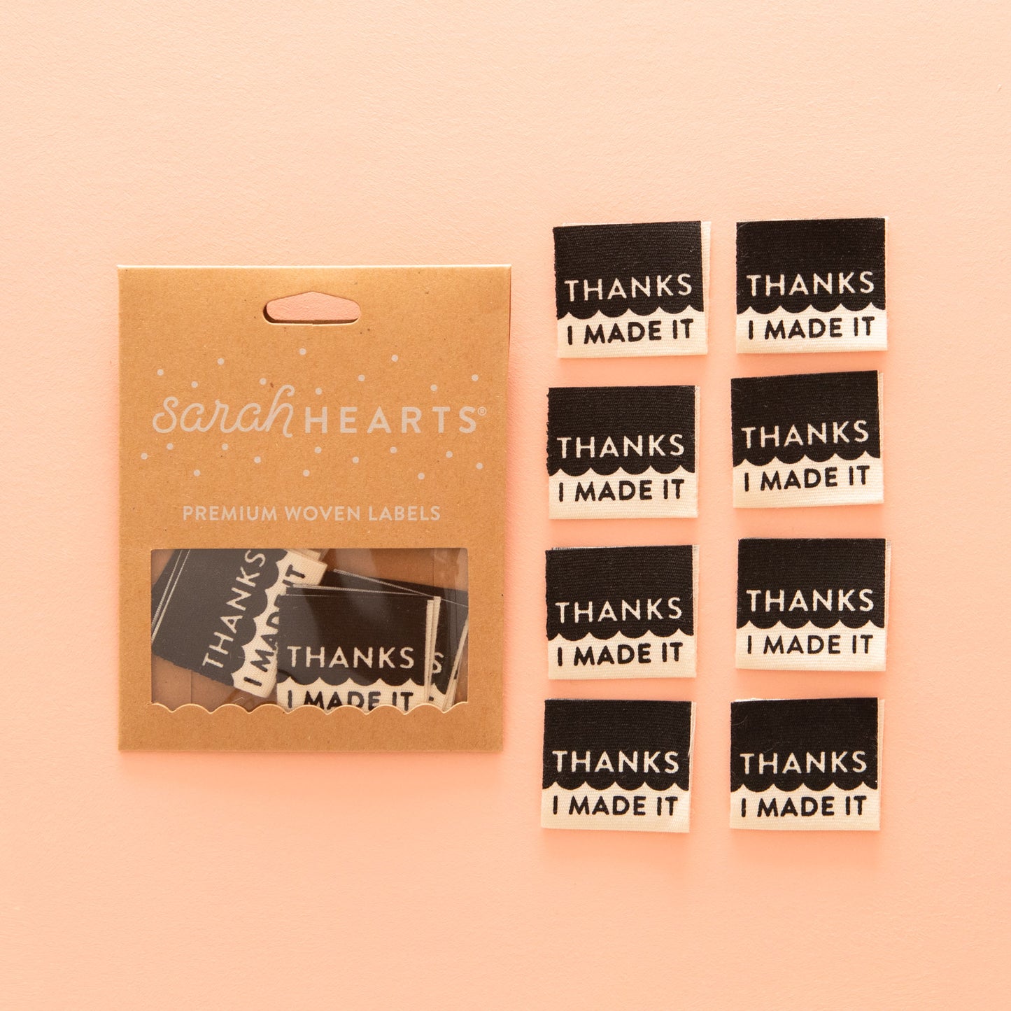 Thanks I Made It Organic Cotton Labels