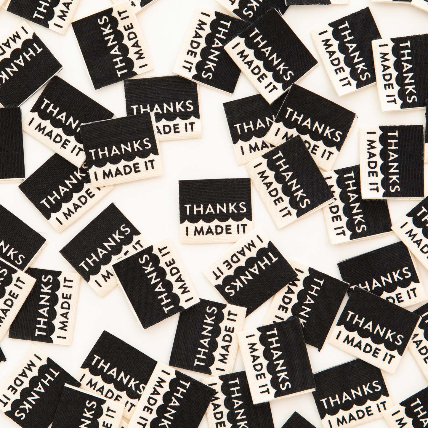 Thanks I Made It Organic Cotton Labels