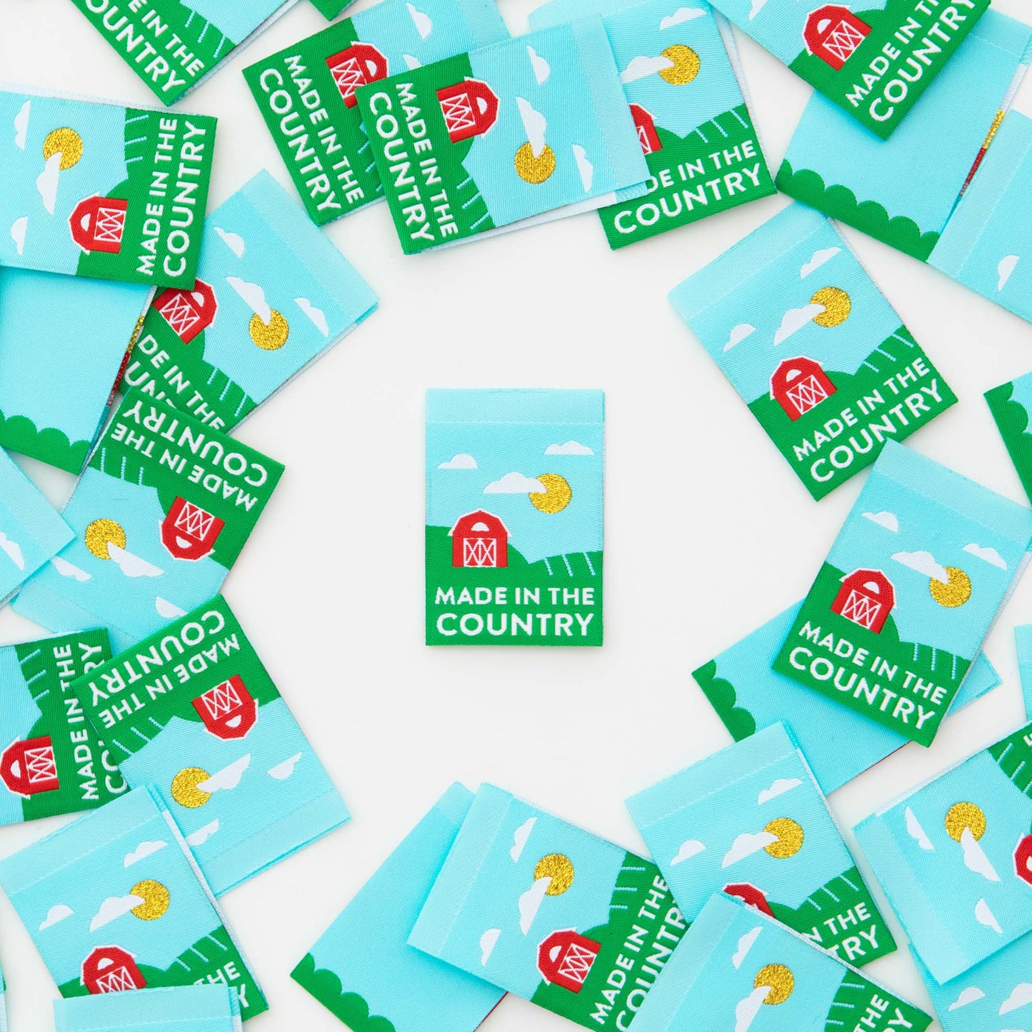 Made in the Country Woven Labels