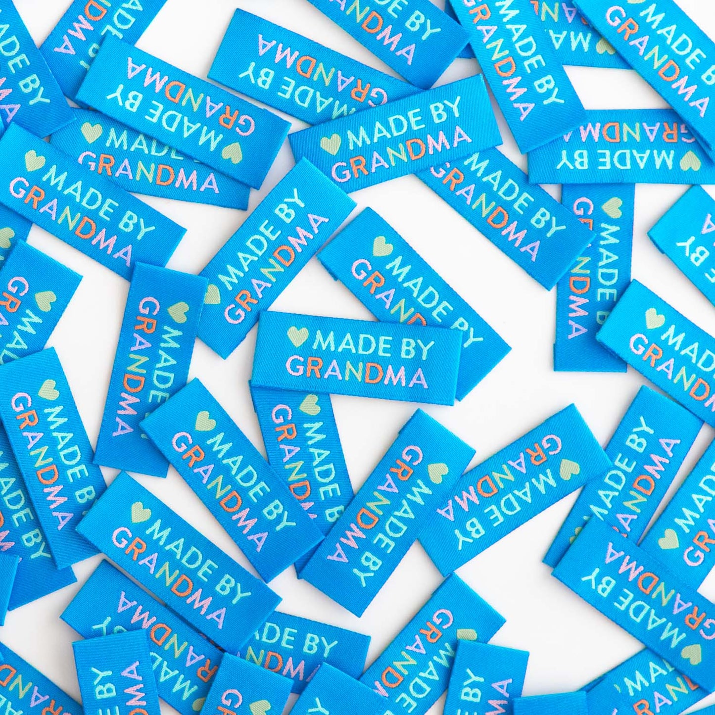 Made by Grandma Woven Labels