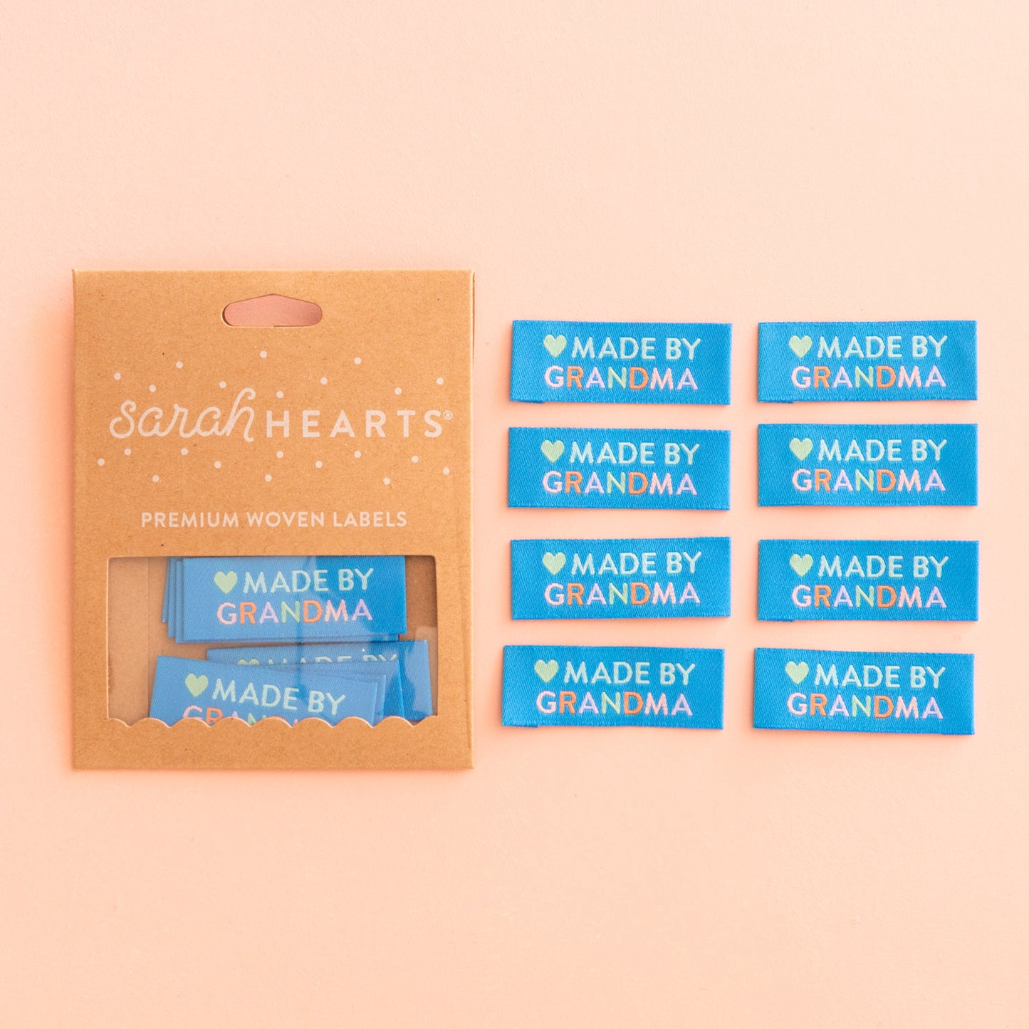 Made by Grandma Woven Labels