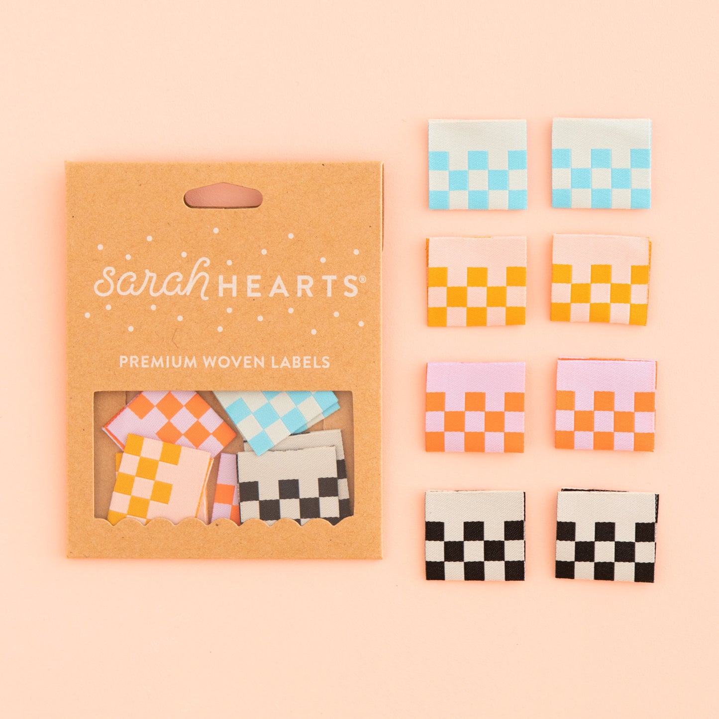 Checkerboard Multipack Woven Labels