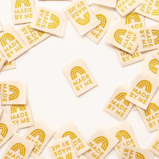Made by Me Gold Woven Labels