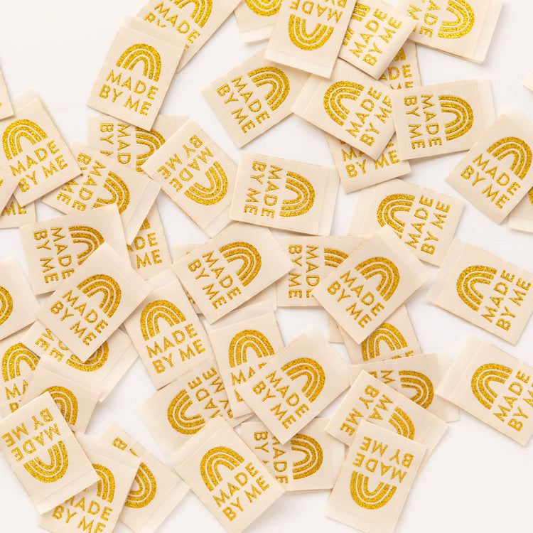 Made by Me Gold Woven Labels