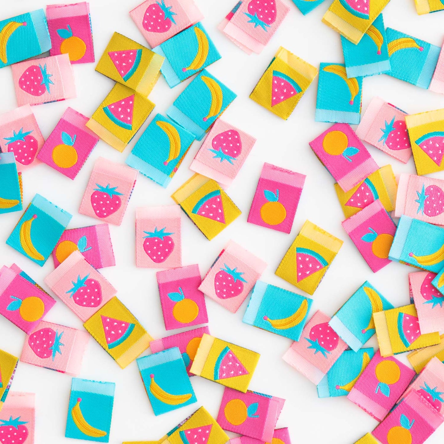 Summer Fruits Multipack Woven Labels