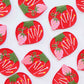 Tomato Pincushion Iron-On Patch
