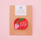 Tomato Pincushion Iron-On Patch