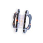 Daisy Button Tortoise Shell Mini Hair Claw Clip