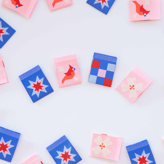 NC Quilt Block Multipack Woven Labels