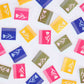 Tiny Floral Side Woven Sewing Labels Multipack