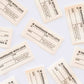 Simple Handmade Organic Cotton Write-In Labels