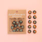 Quilt Star Small 5/8" Buttons