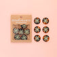 Quilt Star Large 1" Buttons