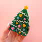 Crafty Christmas Tree Claw Clip