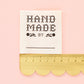 Crafty Handmade By: Organic Cotton Write In Labels