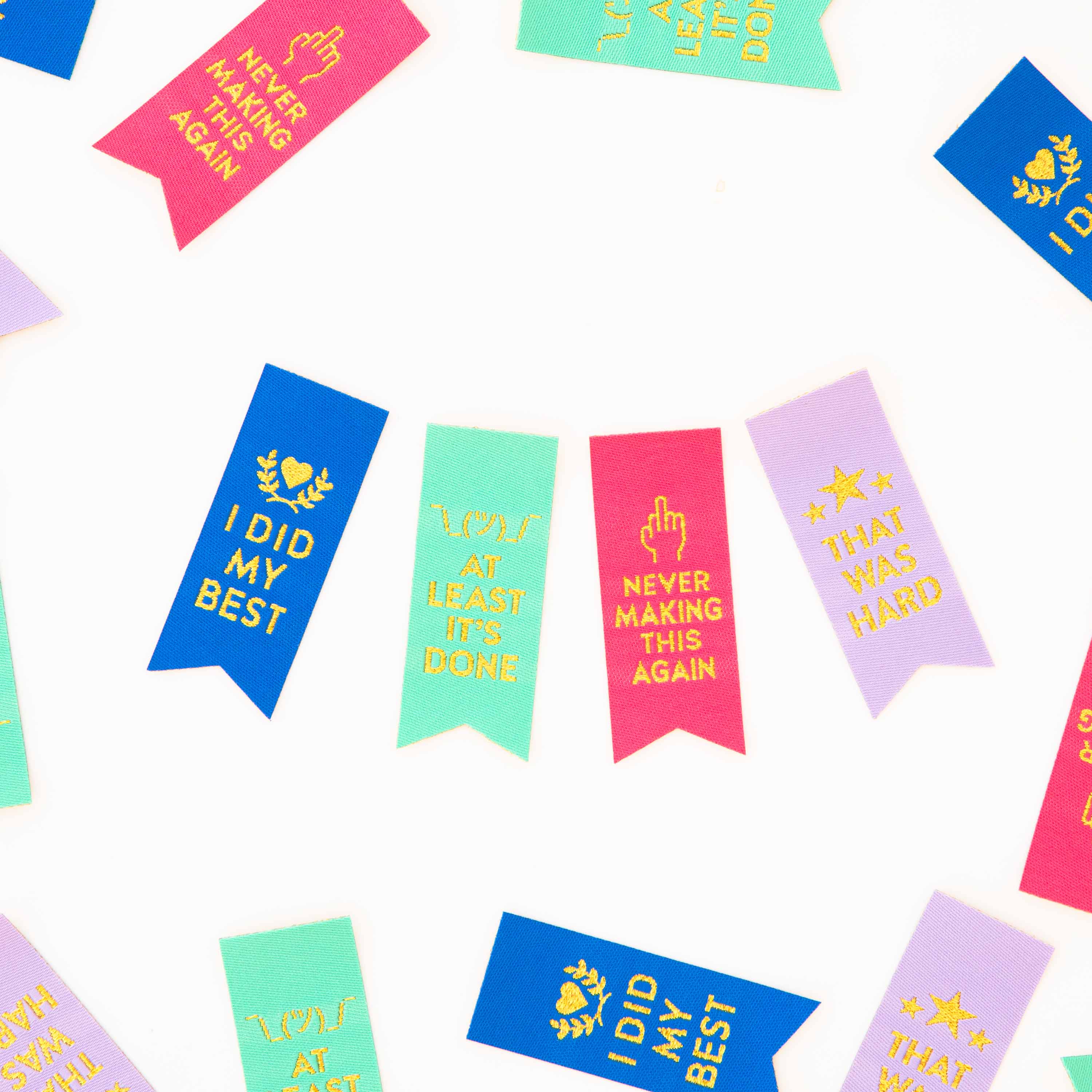 Award Ribbon Multipack Woven Labels – Sarah Hearts