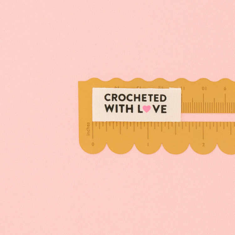 Crocheted With Love Organic Cotton Sewing Labels