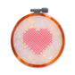 Cross Stitch Embroidery Hoop French Barrette