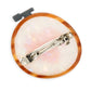 Cross Stitch Embroidery Hoop French Barrette