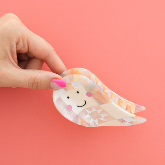 Quilt Ghost Claw Clip