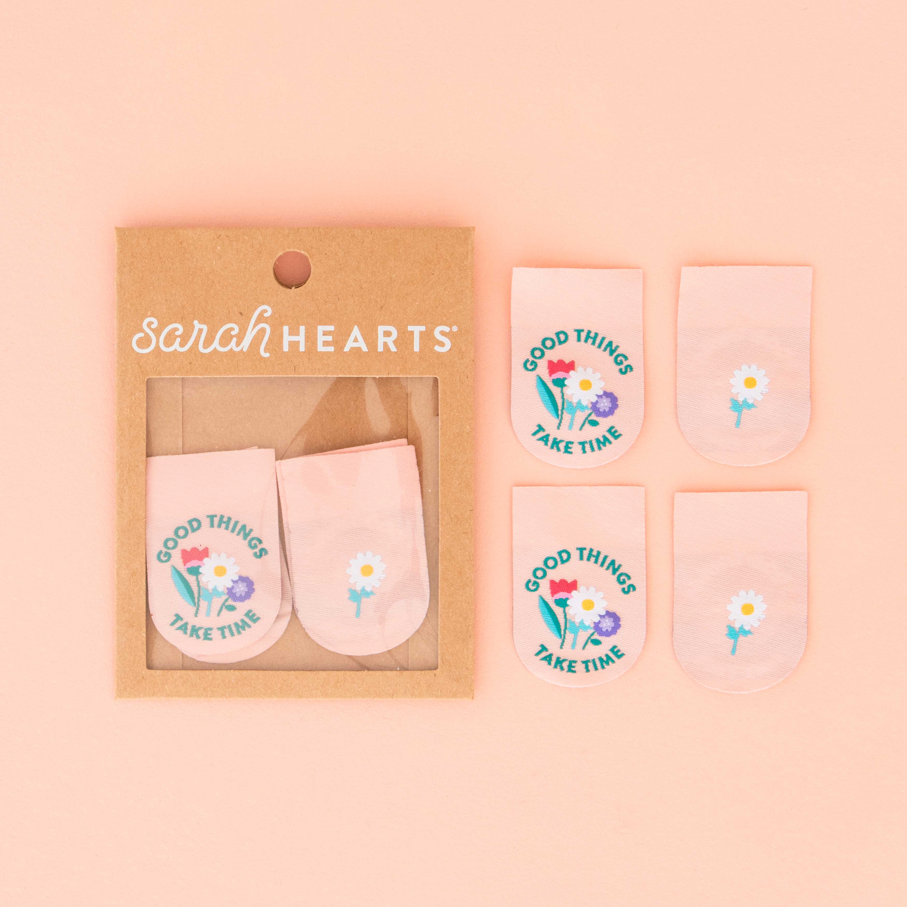 Good Things Take Time Woven Labels – Sarah Hearts